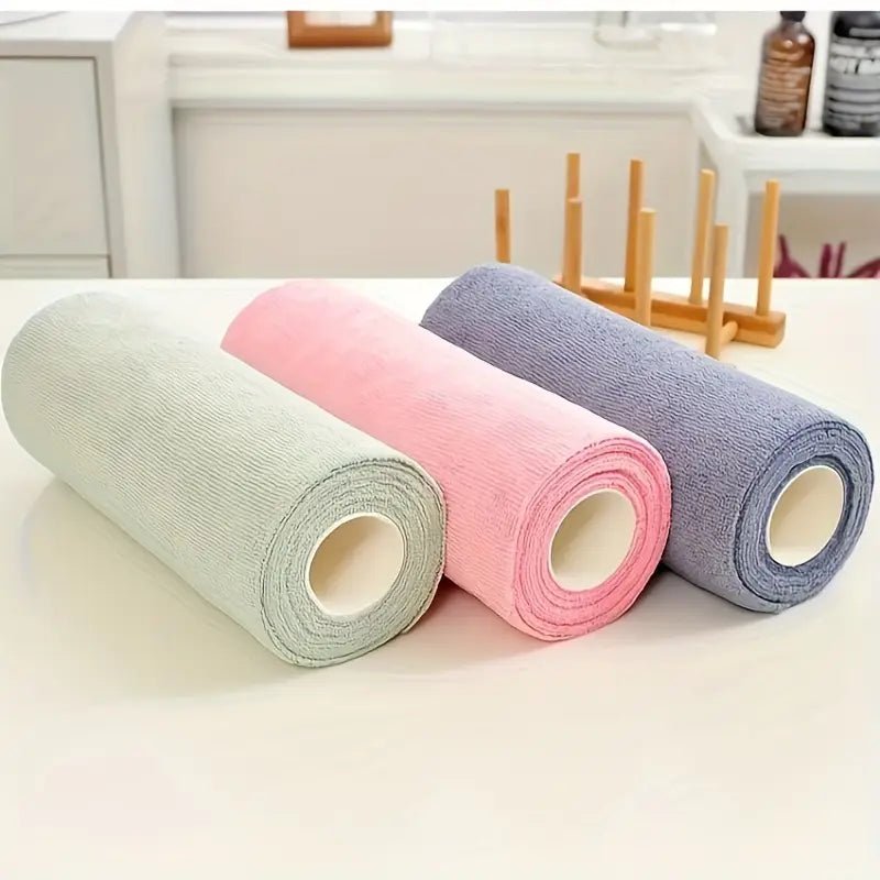 GenieShine™ Microfiber Magic Cloth Roll (25 Sheets) - GenieShine