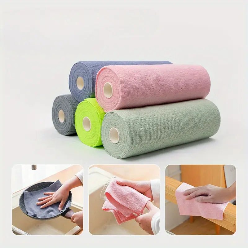 GenieShine™ Microfiber Magic Cloth Roll (25 Sheets) - GenieShine