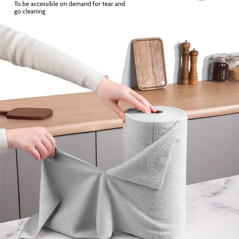 GenieShine™ Microfiber Magic Cloth Roll (25 Sheets) - GenieShine