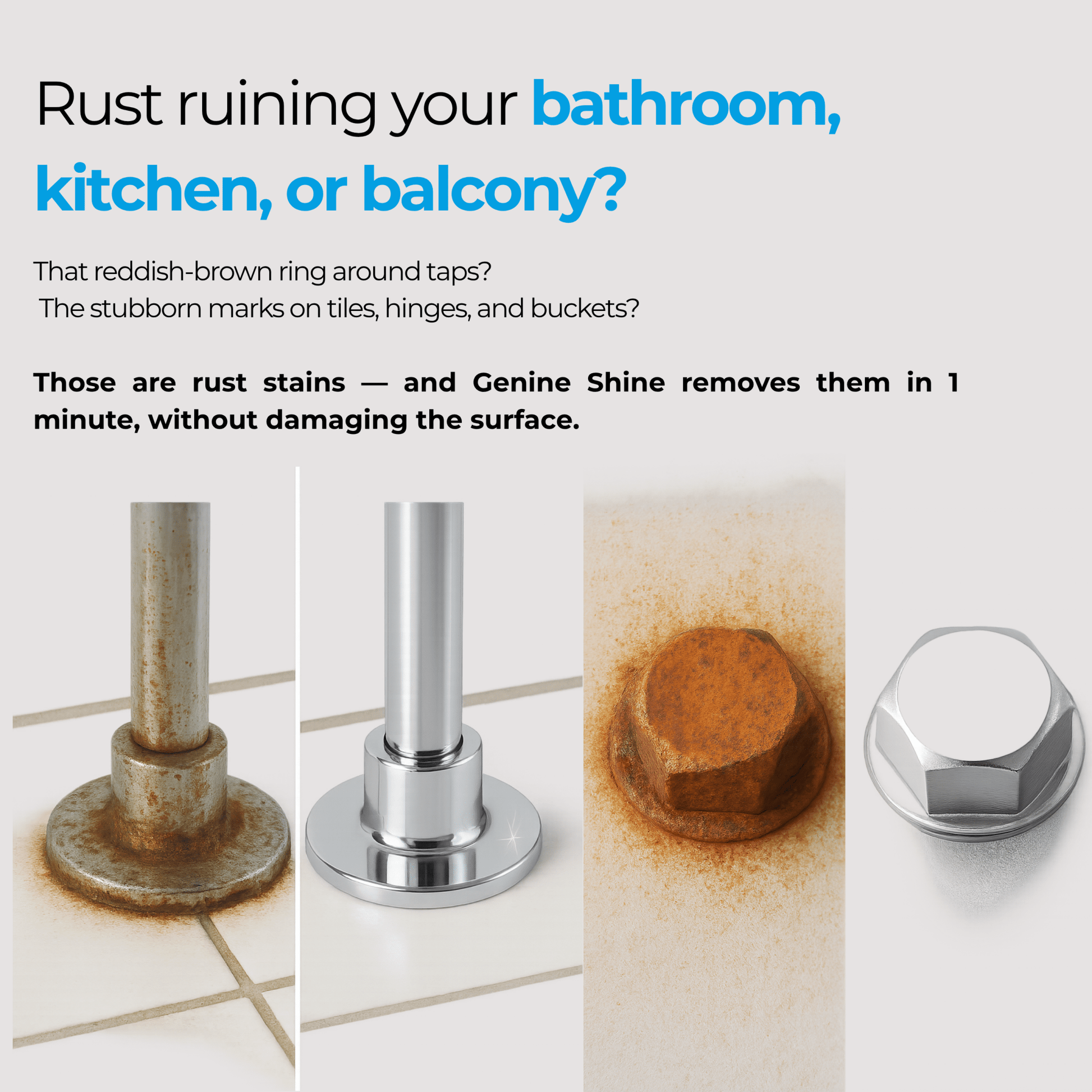 Rust Remover Spray | 500ML - GenieShine
