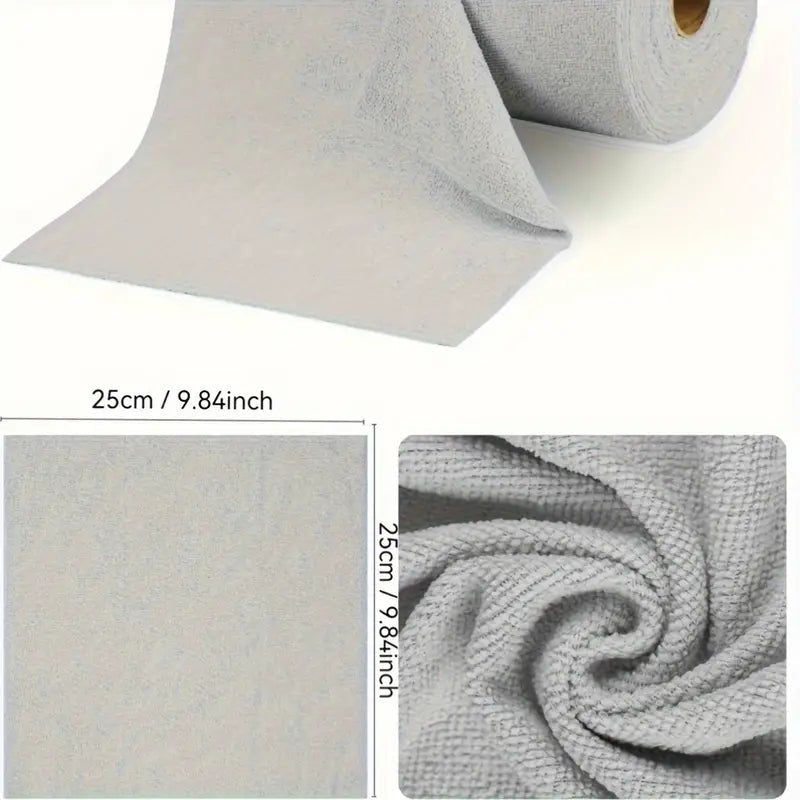 GenieShine™ Microfiber Magic Cloth Roll (25 Sheets) - GenieShine