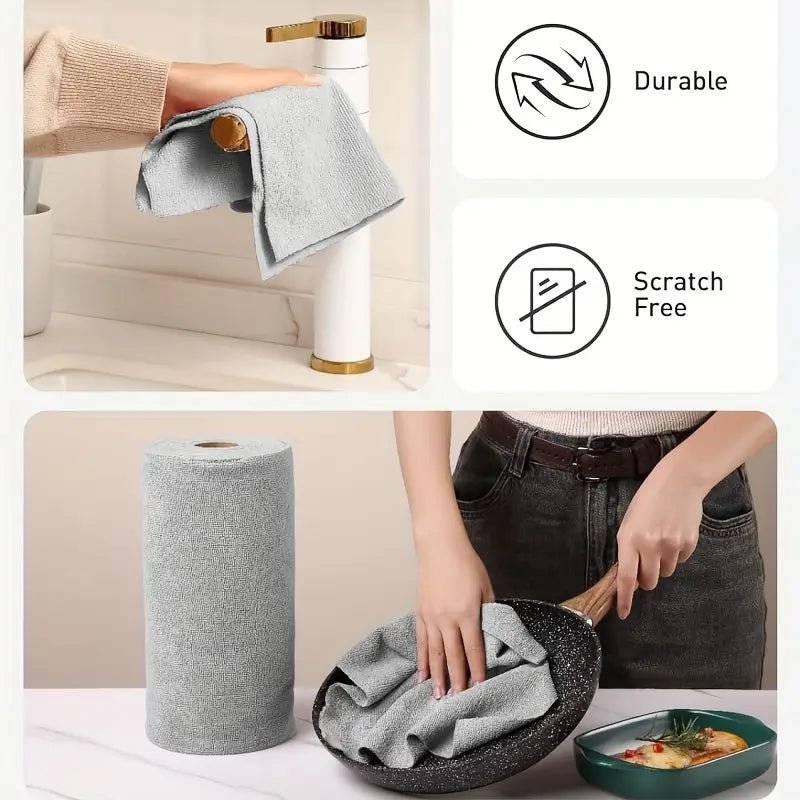GenieShine™ Microfiber Magic Cloth Roll (25 Sheets) - GenieShine