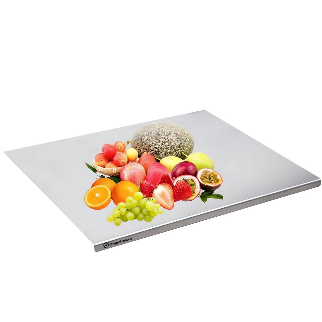 Stainless Steel Chopping Board (35x31cm) - GenieShine