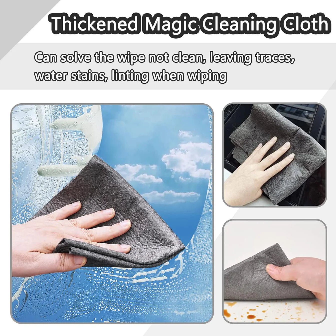 GenieShine™ Thickened Magic Cleaning Cloth - GenieShine