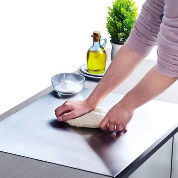 Stainless Steel Chopping Board (35x31cm) - GenieShine