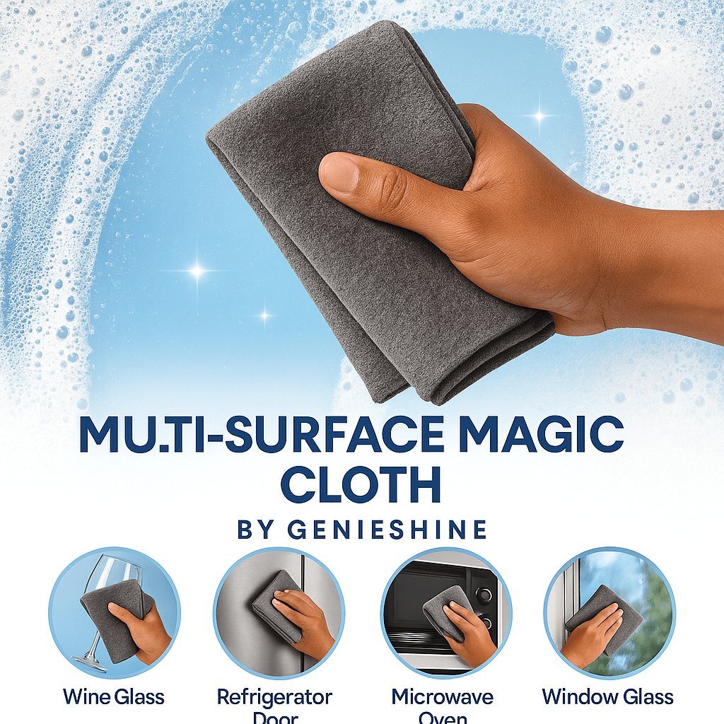 GenieShine™ Thickened Magic Cleaning Cloth - GenieShine