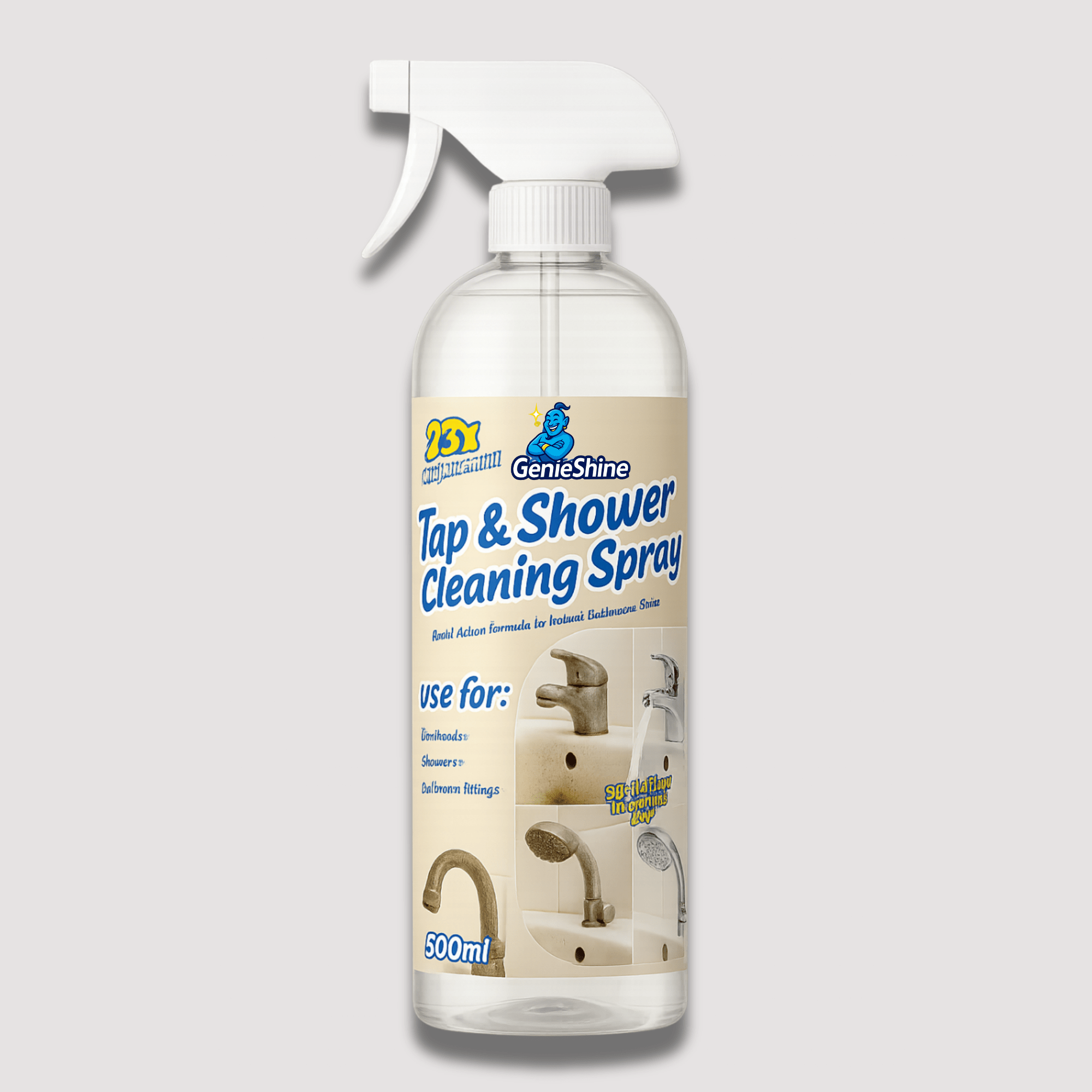 Tap & Shower Cleaner Spray | 500ML - GenieShine