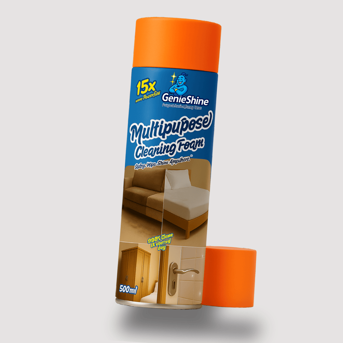 MultiPurpose cleaning foam | 500ML - GenieShine